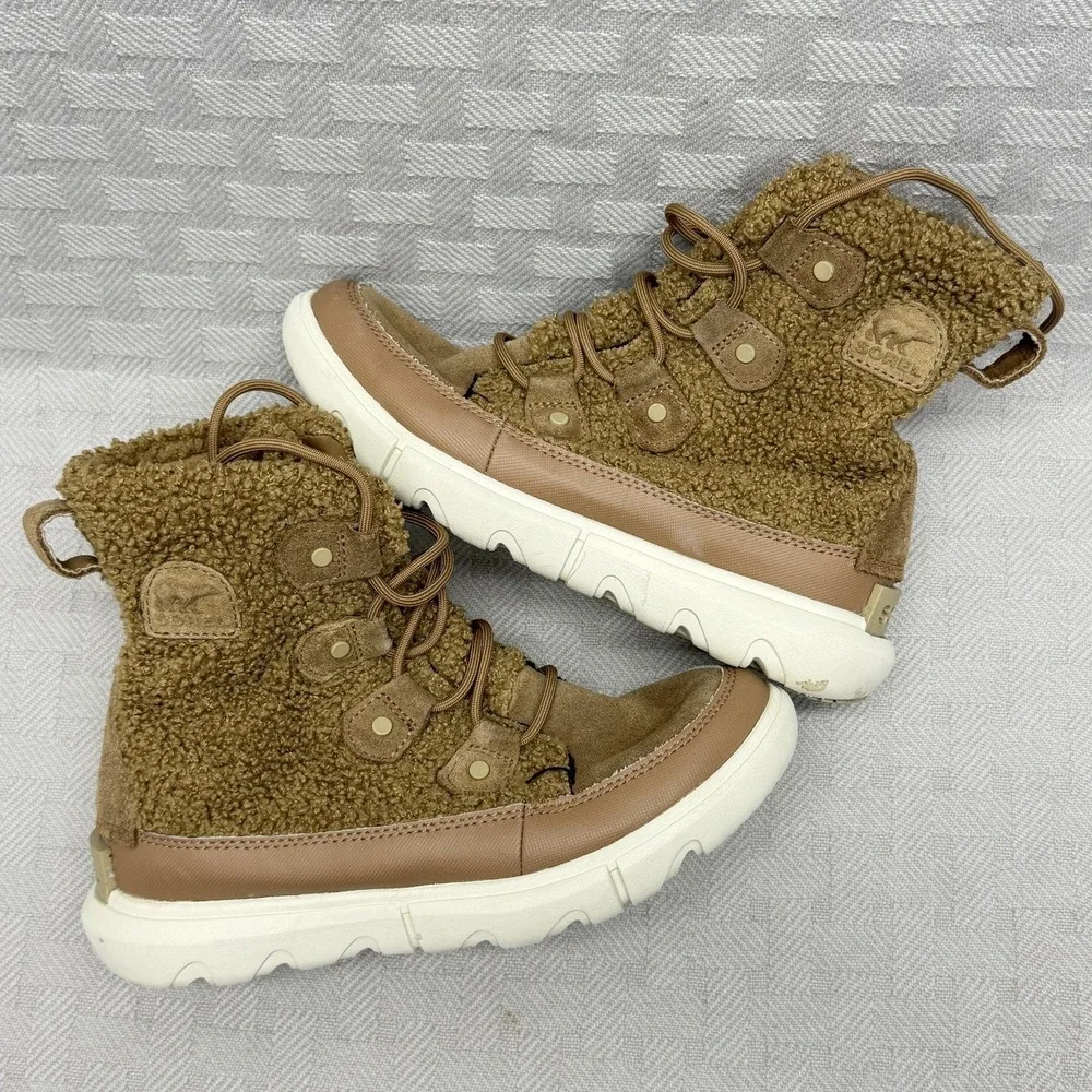 Sorel Women's Explorer II Joan Delta Fawn Cozy Boot NL4455-257‎ size 6.5